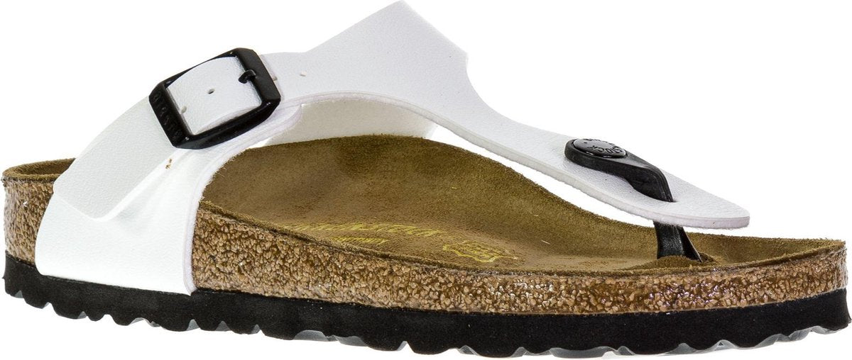 Birkenstock Gizeh Slippers - Maat 35 - Vrouwen - wit
