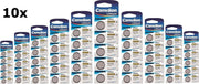 50 Stuks (10 Blisters a 5st) - Camelion CR2025 3v lithium knoopcel batterij