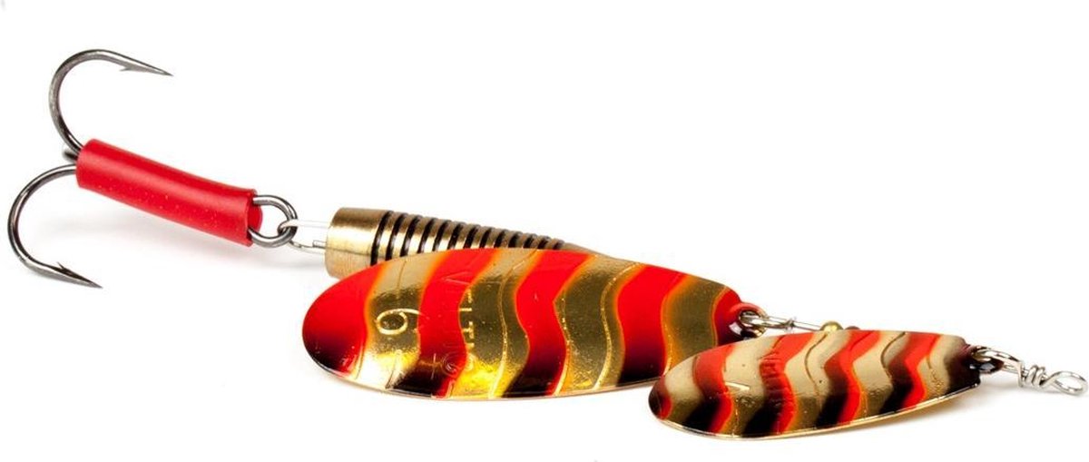 Veltic Tandem 4 plus 6 - Spinner - 18.5 gr - Goud / Rood