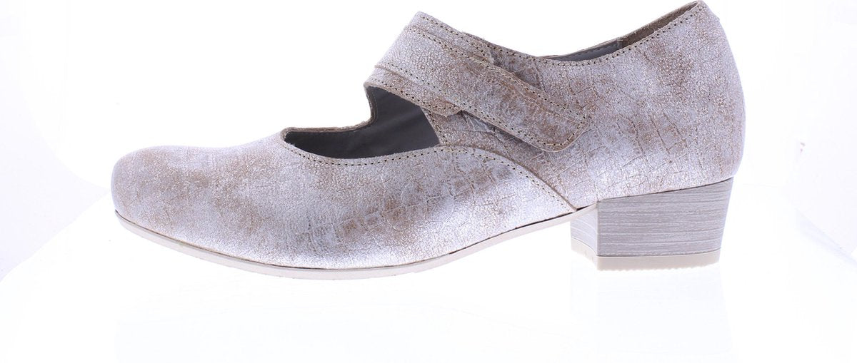 Verhulst Emily pump wijdte H 8305 - 25 - 58_3016 Zilver print maat 6