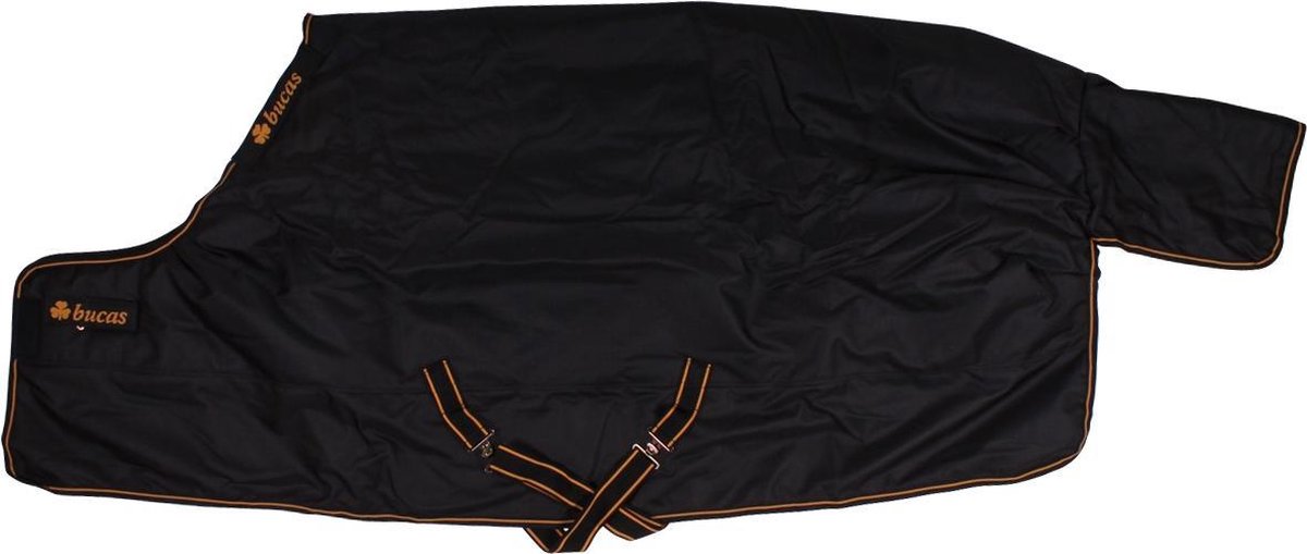 Bucas Regendeken Irish Turnout Extra - Black-gold - 205