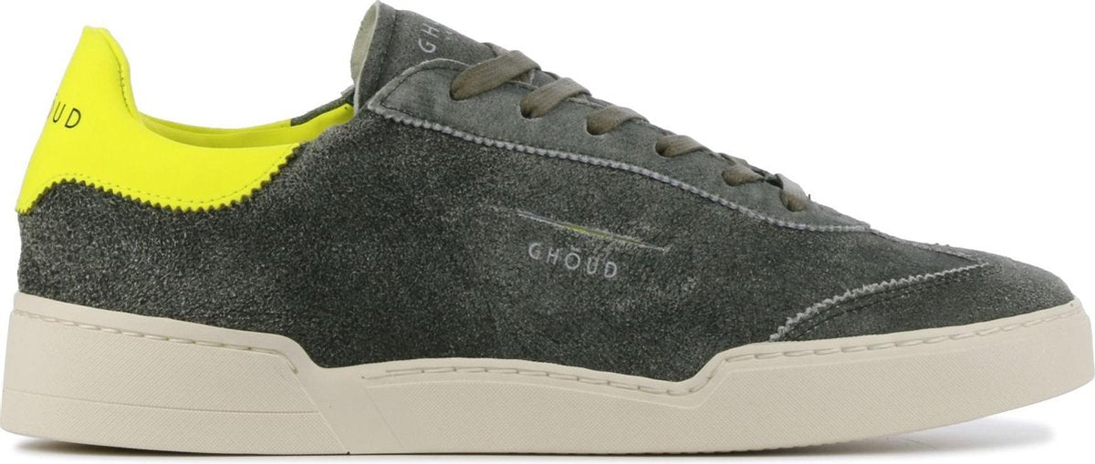 Ghoud Mannen Suède Lage sneakers / Herenschoenen Lob washed sue - Groen - Maat 41