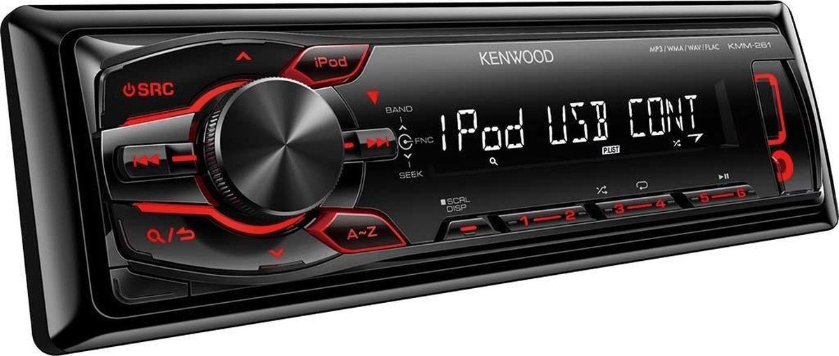 Kenwood KMM-261 - Autoradio Enkel DIN - USB