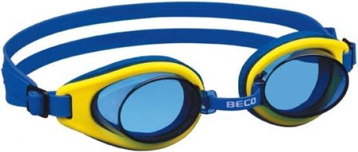 Zwembril MALIBU blue-yellow