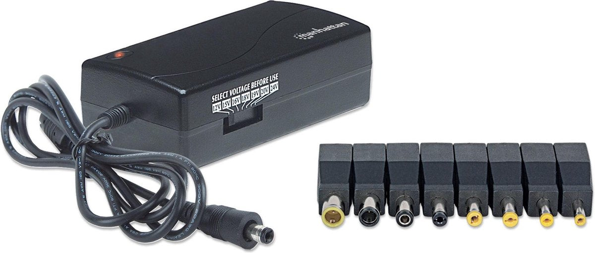 Manhattan 100854 netvoeding & inverter Binnen 70 W Zwart