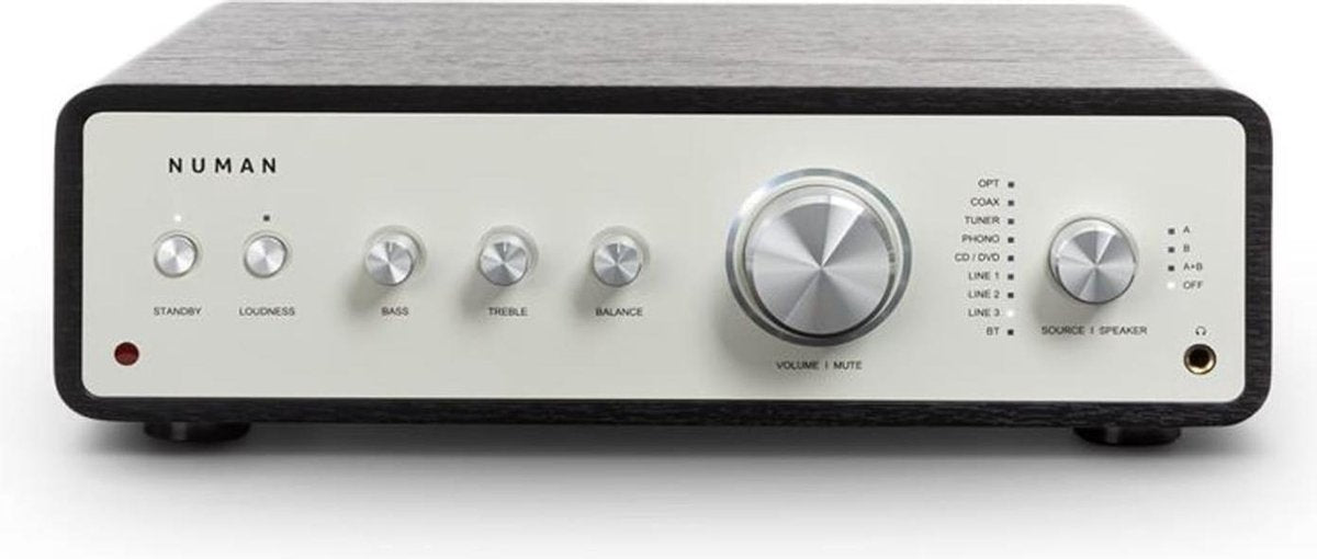NUMAN Drive Digital stereo versterker 2x 170W /  4x 85W RMS AUX /phono/coax 