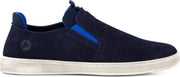 Travelin' Torquay Heren - Leren instappers - Boot schoen - Espadrilles - Blauw Leer - Maat 44