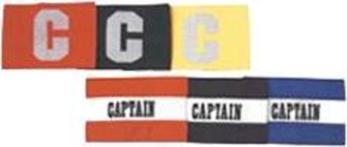 Aanvoerdersband  "C" - VOETBAL - AANVOERDERSBAND MET GROTE LETTER C