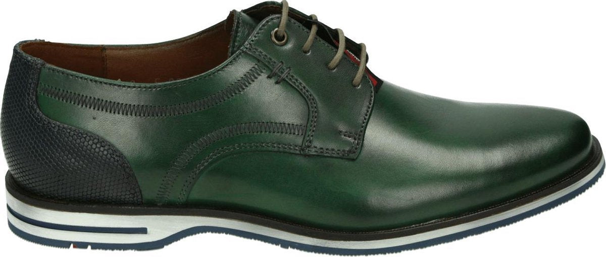 Lloyd Shoes 11-107-14 DRAGAN - Volwassenen Heren sneakersVrije tijdsschoenen - Kleur: Groen - Maat: 42.5