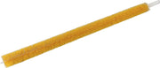 Kunststof radiatorborstel/verwarmingsborstel geel 92 cm - Schoonmaakborstel/rager verwarming