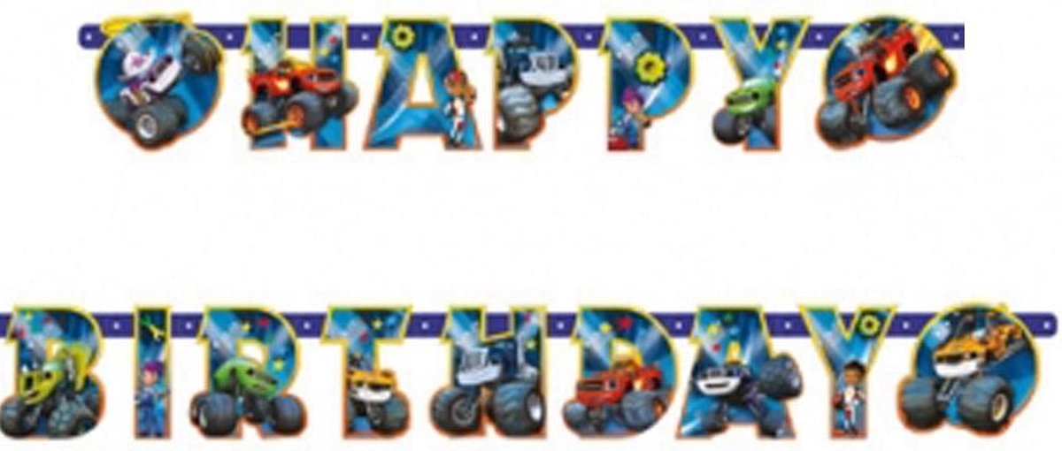 Blaze en de Monsterwielen Letterslinger 1