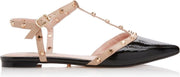 Dune Cayote Black Patent Leather - Maat 36
