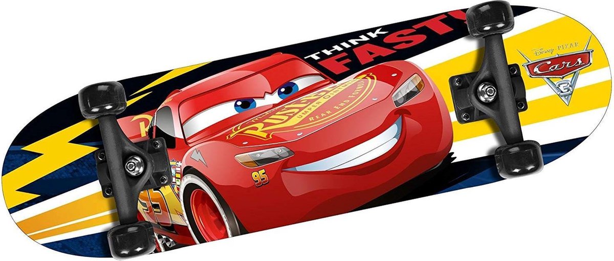 Disney Skateboard Cars Rood/zwart 71 Cm