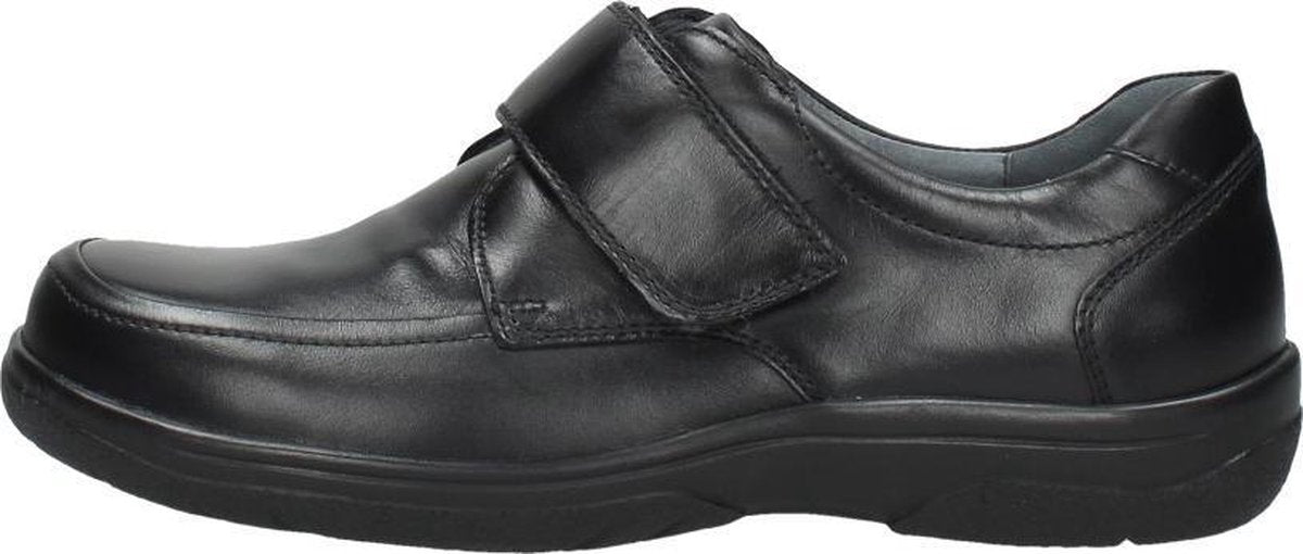 Waldläufer Heren Klittenbandschoen 63301-001 Zwart - Ken Wijdte K - Maat 10