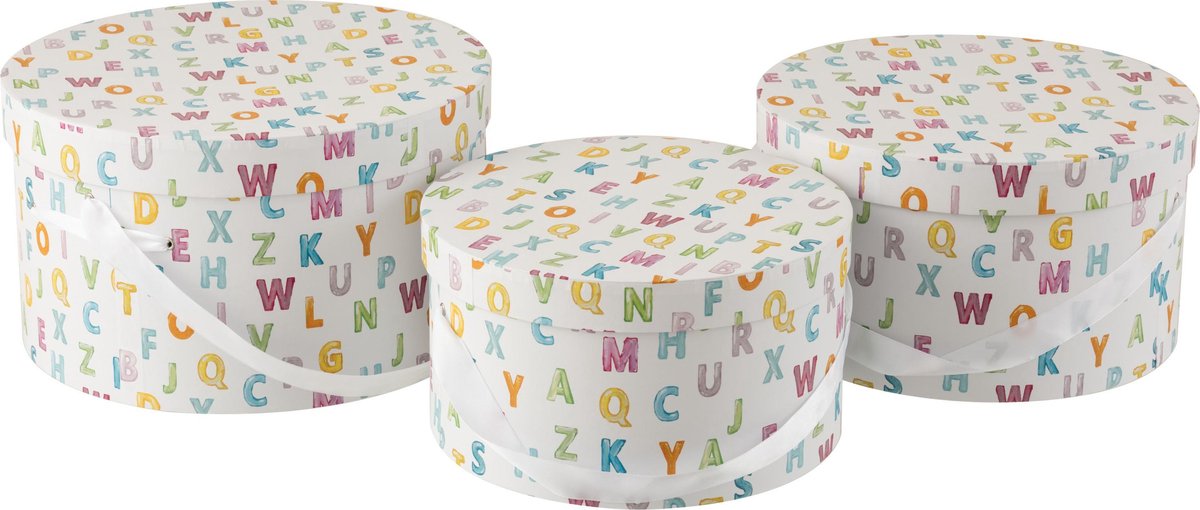 J-Line Set Van 3 Dozen Rond Letter Papier Mix