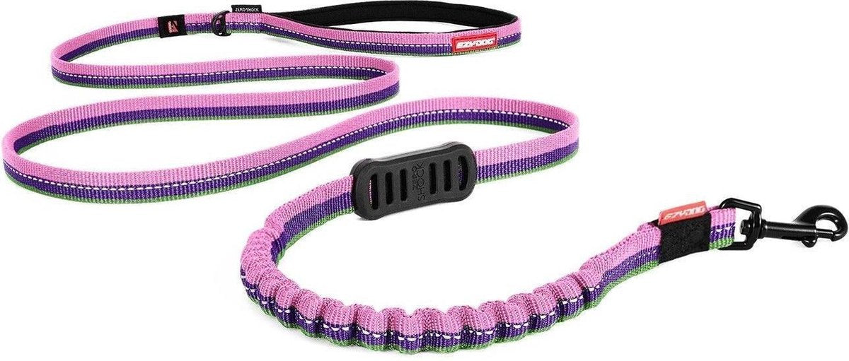 EzyDog Zero Shock LITE - Hondenlijn - 180cm - Bubblegum