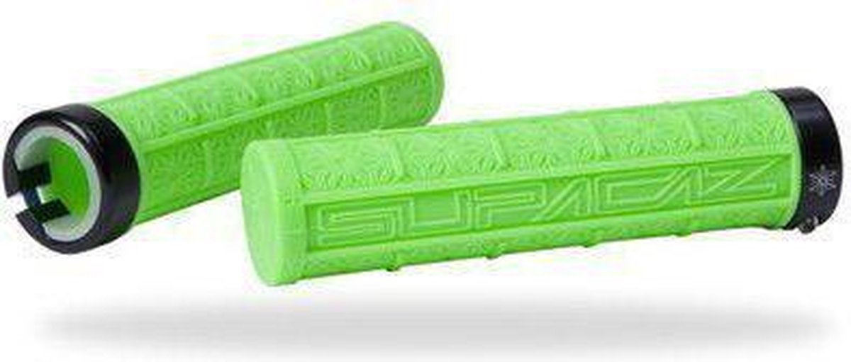 SUPACAZ GRIZIPS Neon - Handvatten - MTB - Lock-on - Groen