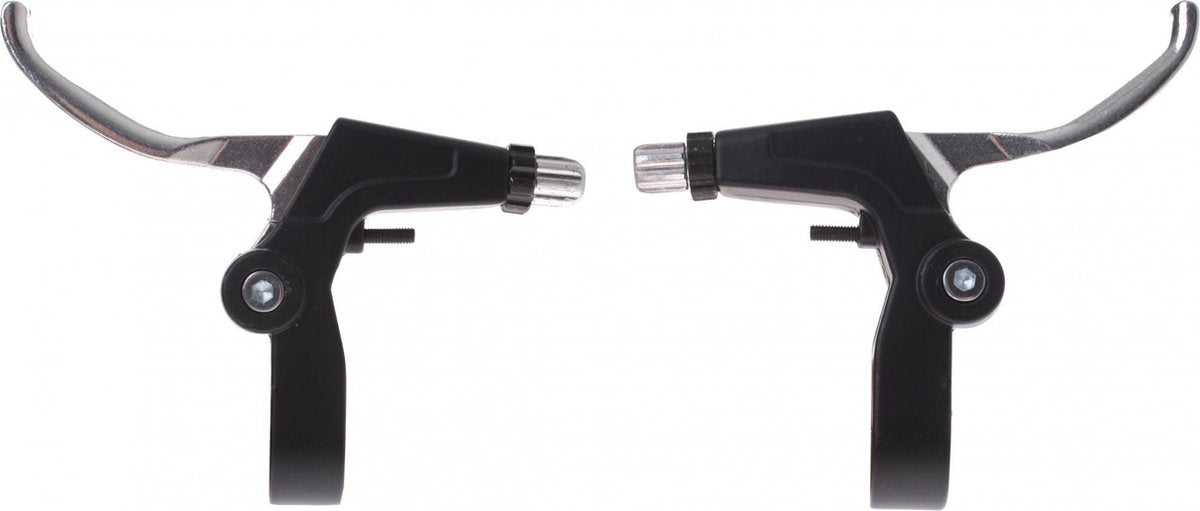 M-wave Remgrepenset V-brake 2-vinger Zwart/zilver 2-delig