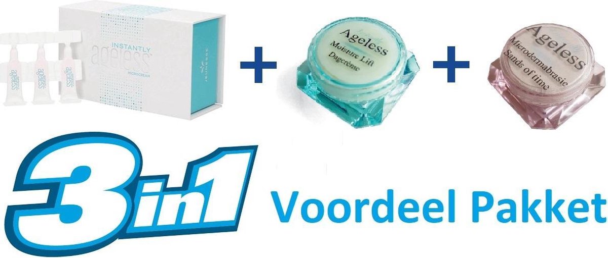 3 stuks Instantly Ageless + Moisture Lift 6 ml + Sands of Time 6 ml - Voordeelverpakking