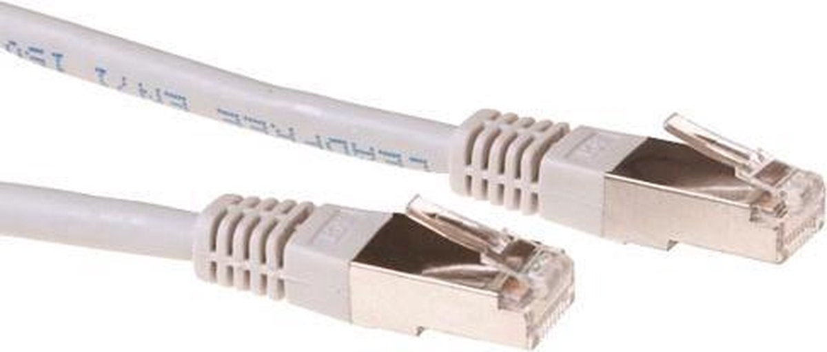 ACT CAT6 S/FTP netwerkkabel 0.50 meter - Grijs