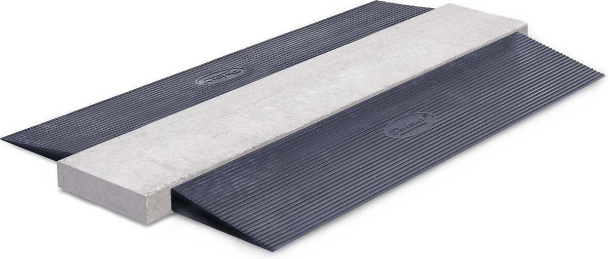 Datona® - Rubberen drempelhulp 40 mm - 2 stuks
