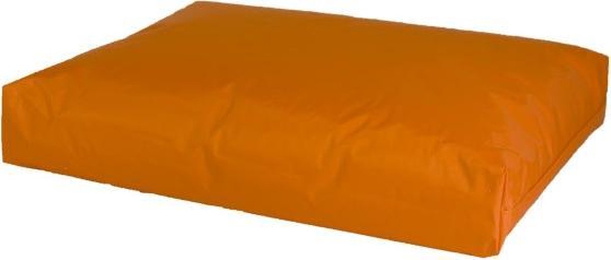 Losse hoes hondenkussen nylon orange maat 90x120x15 cm