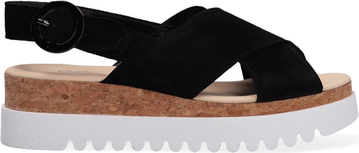Gabor 661.2 Sandalen - Dames - Zwart - Maat 40