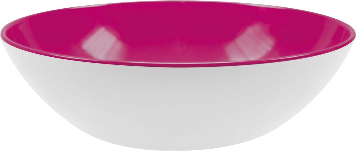 Zak!Designs Twotone Saladeschaal - Shallow - Ø 24 cm - Raspberry
