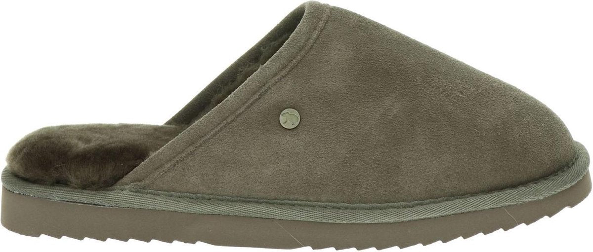 Warmbat Classic Suede Heren Pantoffels - Bruin - Maat 46