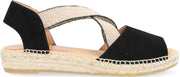 Kanna Ada Espadrilles - Dames - Zwart - Maat 39