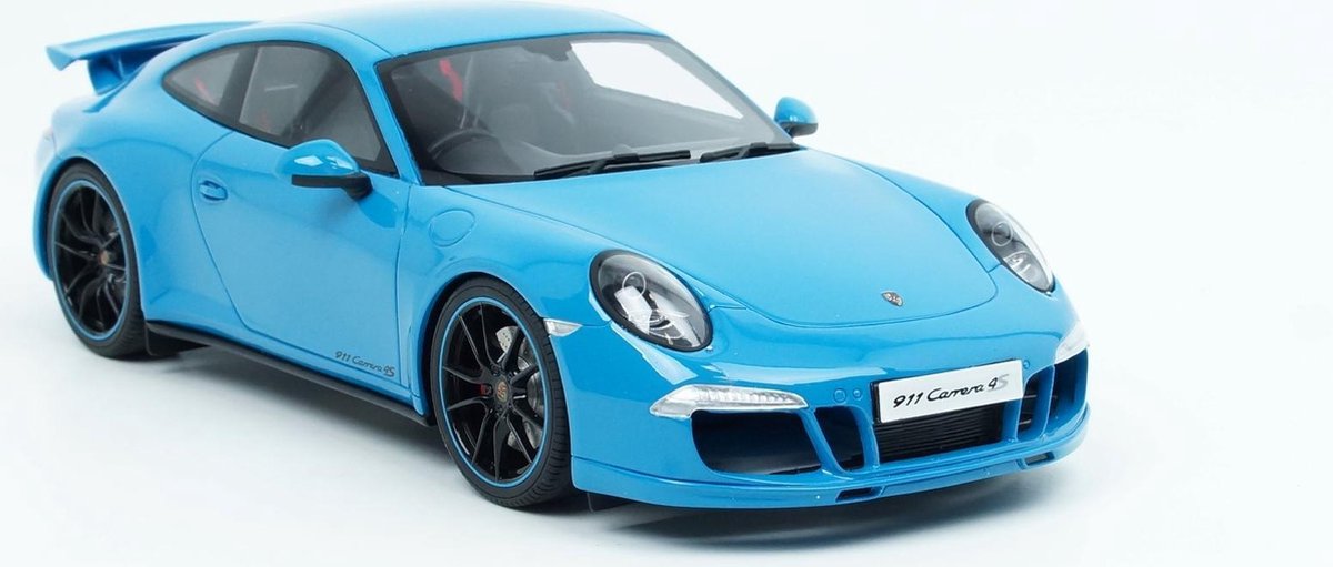 GT Spirit Porsche 911 Carrera 4S 2011 Blauw 1: 18 Resin