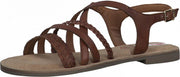 S.oliver sandalen met riem Donkerbruin-39