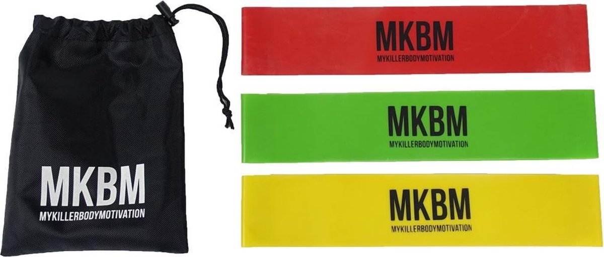 MKBM - Weerstandsbandjes (3 stuks) - Latex weerstandsbanden van Fajah Lourens - Set van 3 stuks