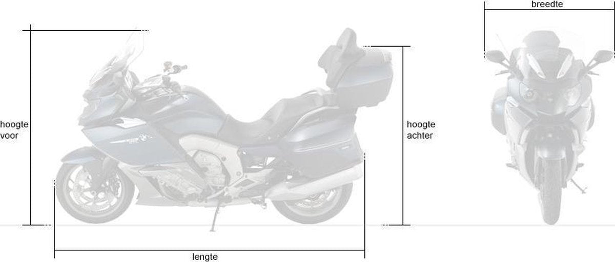 FLEXX Topcase motorhoes | XL | Indoor | DS COVERS