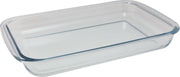 Rechthoekige glazen ovenschaal 3 liter 39 x 23