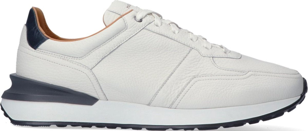 Magnanni 22927 Lage sneakers - Leren Sneaker - Heren - Wit - Maat 43+