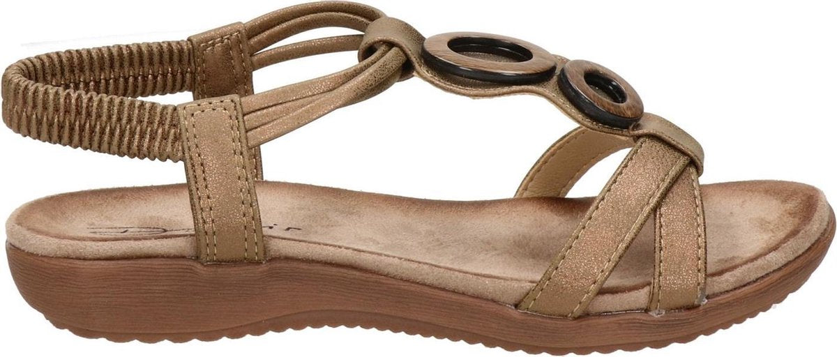 Dolcis dames sandaal - Brons - Maat 38