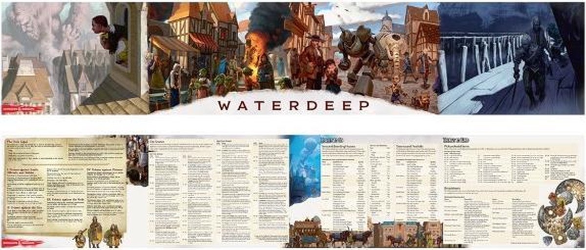 D&D Waterdeep Dragon Heist DM Screen - EN