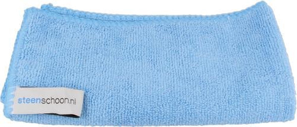 Steenschoon Microvezeldoek - 40x40 cm - Blauw - 1 stuk -