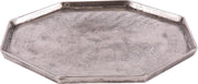 Dienblad Octagon groot ruw nickel
