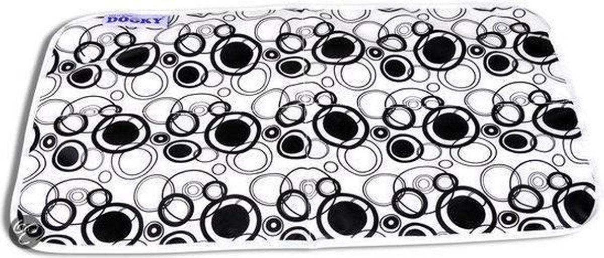Dooky - Verschoonmatje - Zwarte Circles