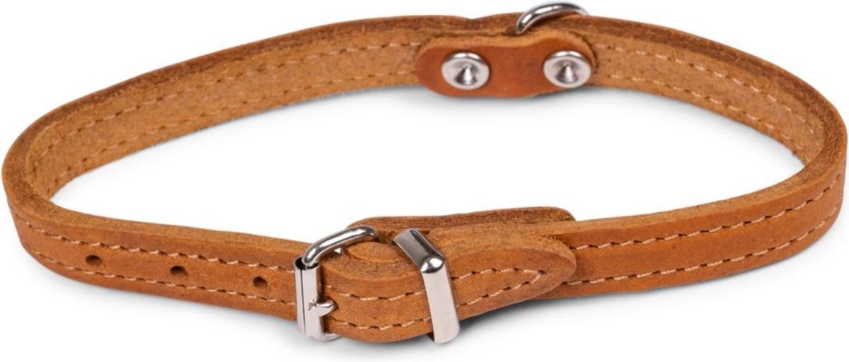 Dierenbenodigdheden Vadigran Halsband Hond Geolied Leder Cognac 32Cmx12Mm Xs