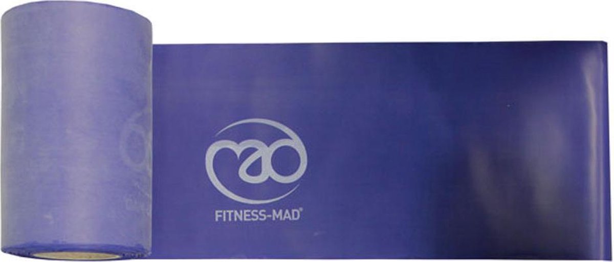 MADFitness - Weerstandband Medium - Rol 15 meter - Blauw