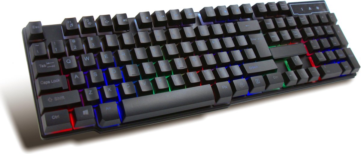 PLATINET VRGBK7023B VARR GAMING USB Keyboard RGB Verlichting US Layout
