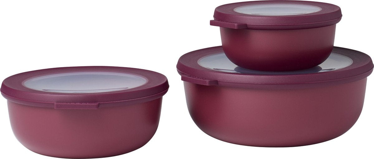 Mepal - Multikom Cirqula 3-delige set (350 + 750 + 1250 ml) - Mag in de vriezer
