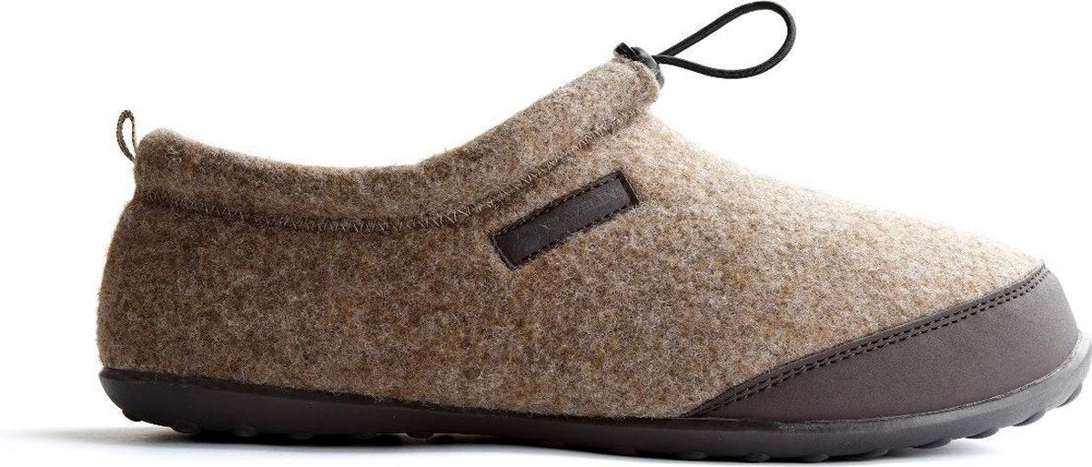 Travelin Back-Home II Sloffen - Wollen Pantoffels - Dames & Heren - Beige/Zand - Maat 41