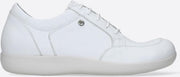 Wolky  Dames Sneaker - Basis Nappaleer 0407621-100 Wit - Maat 39