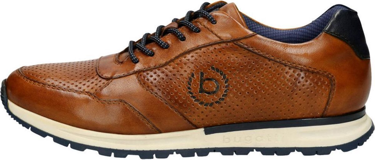 Bugatti Heren Bruine leren Stranger - Maat 44