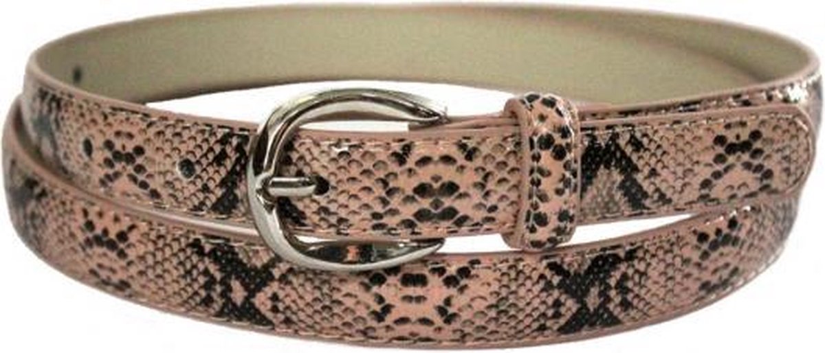 Slangenhuid riem 105 cm