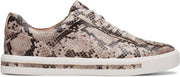 Clarks  Lage sneakers Dames - Natural Snake - Maat 40